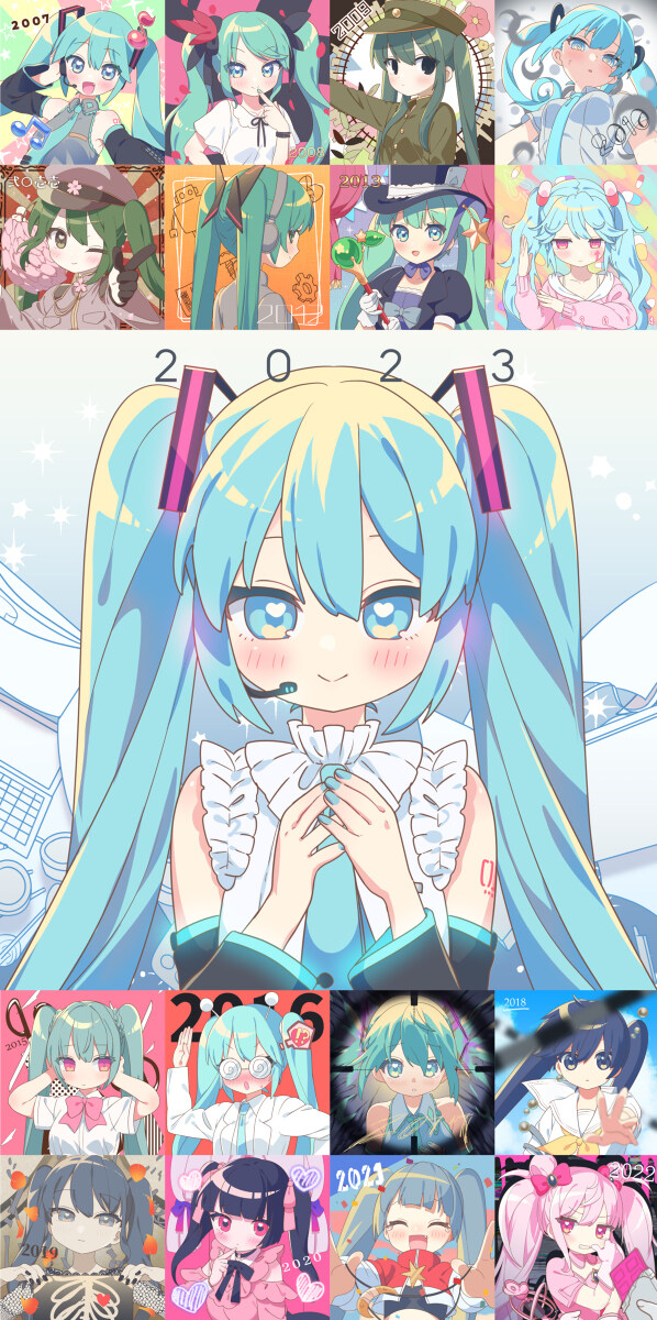 初音未来2021年形象 与初音未来回顾的16年【有动画版!】-M站 - 漫头社