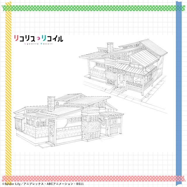 lipplen动画 动画「Lycoris Recoil」第五话部分设定和原画公布插图3 lipplen动画 动画「Lycoris Recoil」第五话部分设定和原画公布插图3