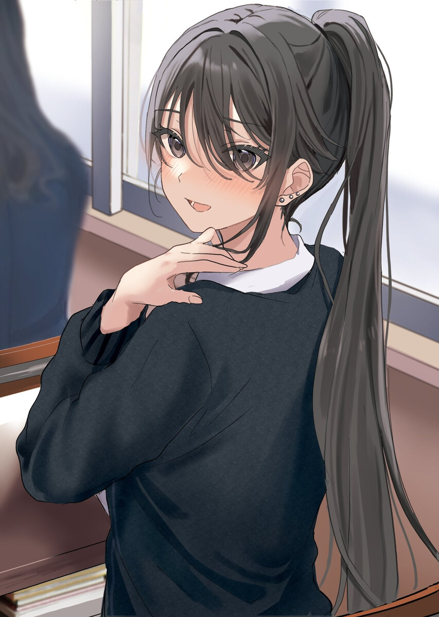 小女孩马尾辫发型图片 马尾辫-M站 - 漫头社
