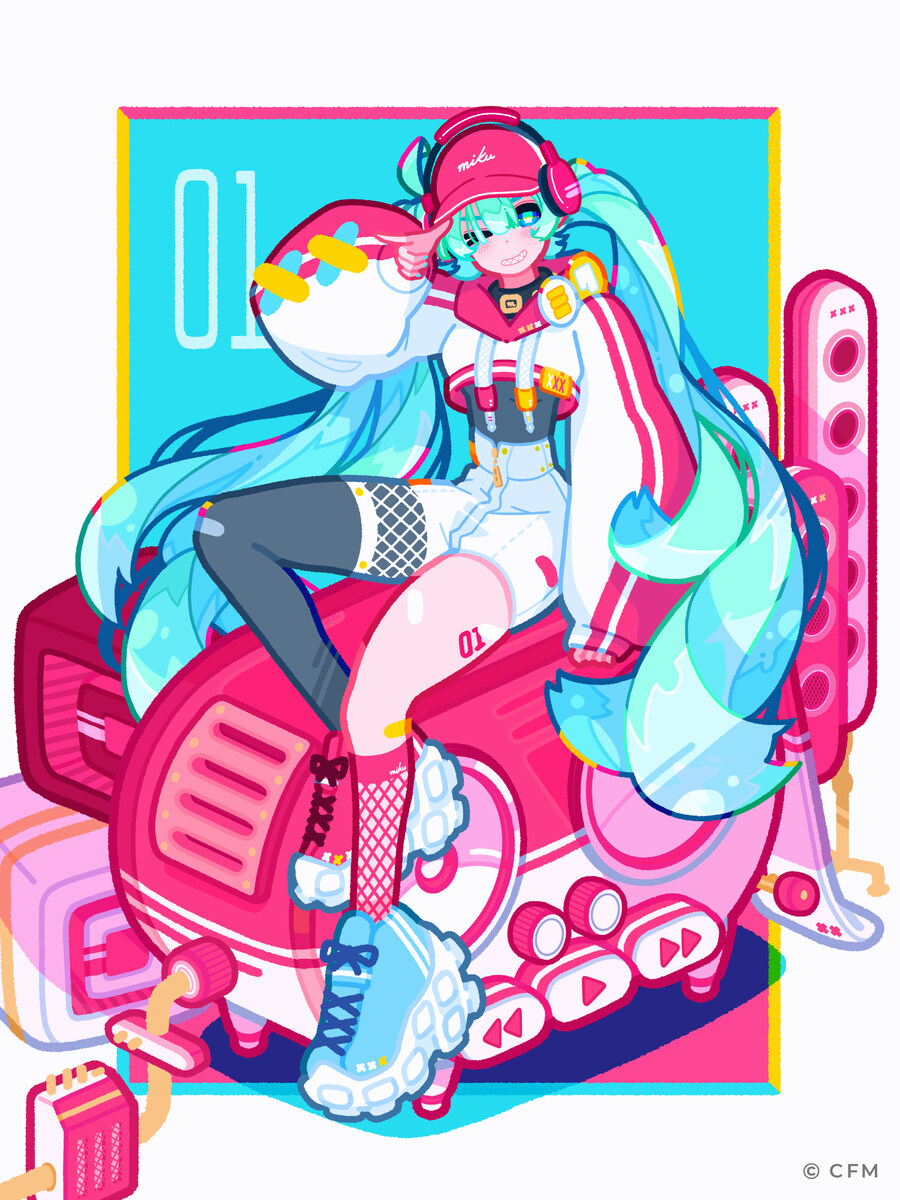 初音未来图片 初音未来16th Anniversary-M站 - 漫头社