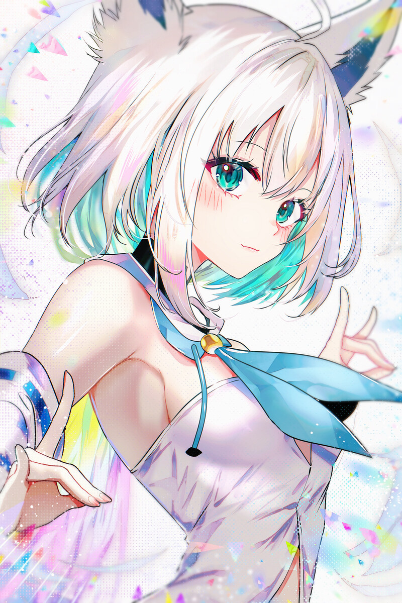 雪地白狐 KEMOMIMI-M站 - 漫头社