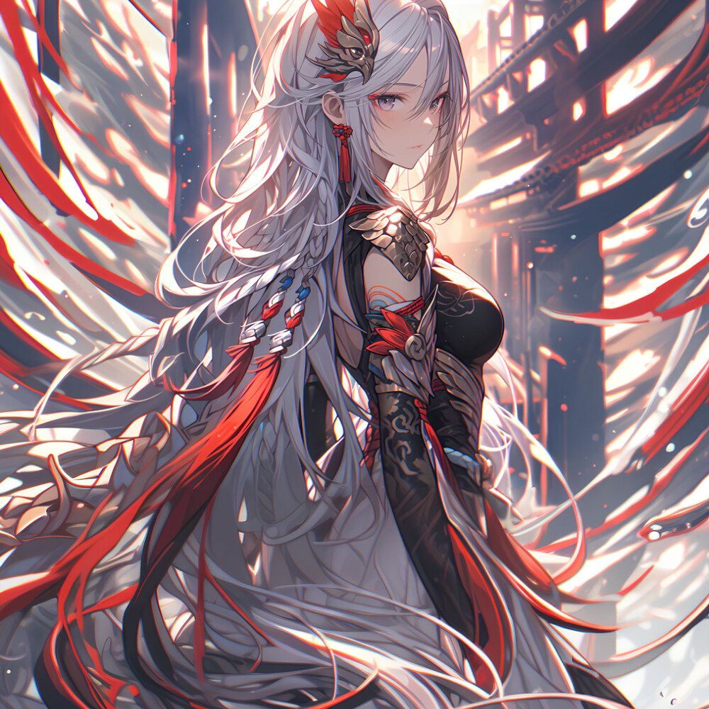 火焰和火焰鹤 《火与鹤》申鹤shenhe插图1