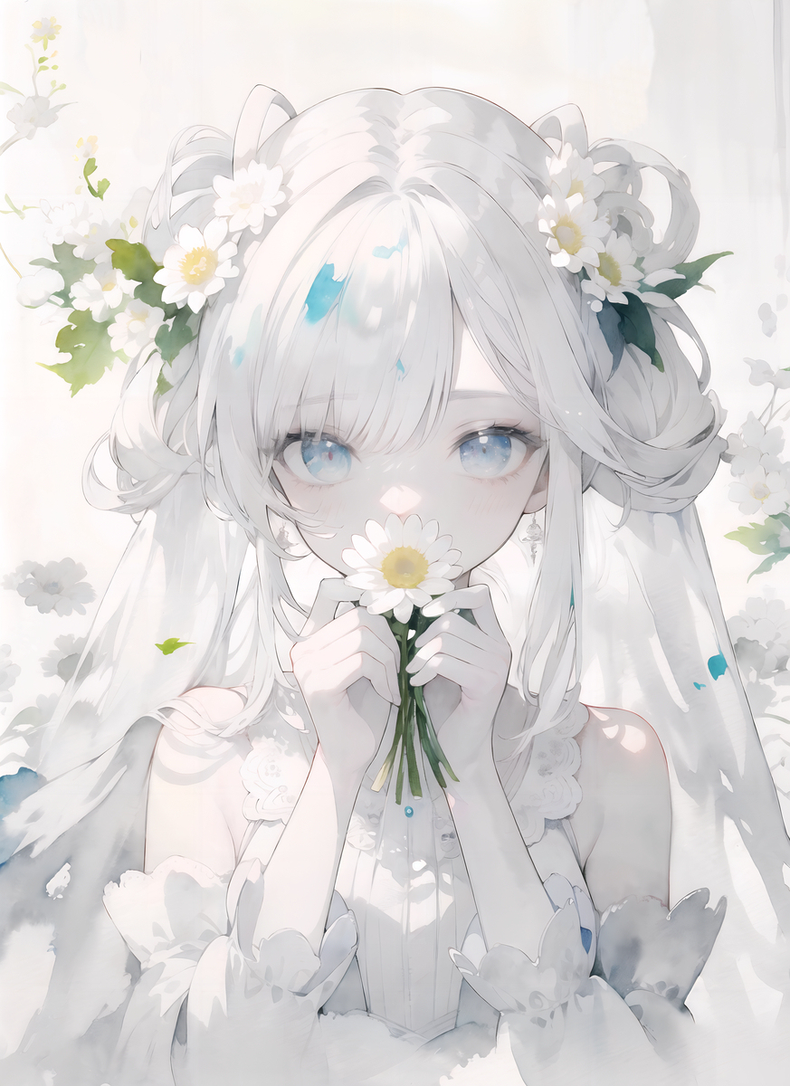 花和女人的句子 花和女孩-M站 - 漫头社