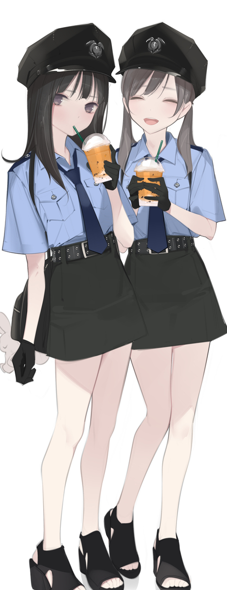 警察女孩的头像图片 警察女孩-M站 - 漫头社