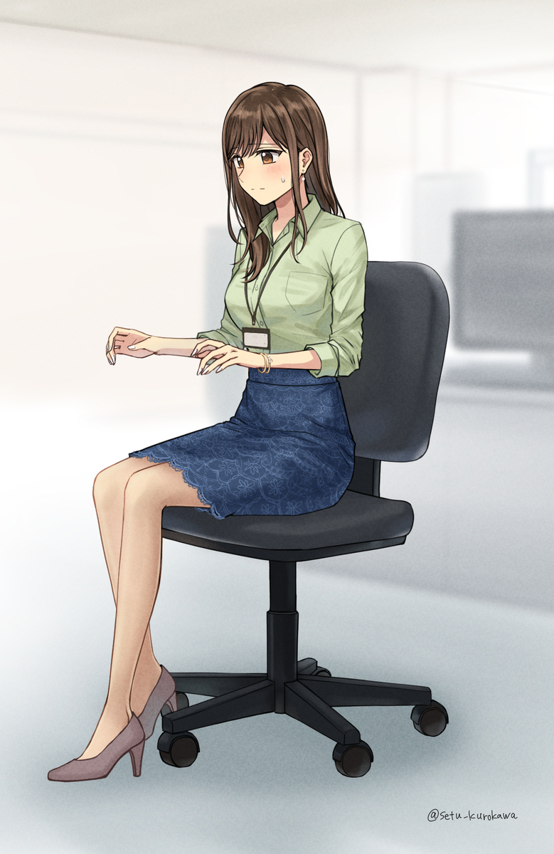 仕这个是什么字 仕事中のOLさん插图1