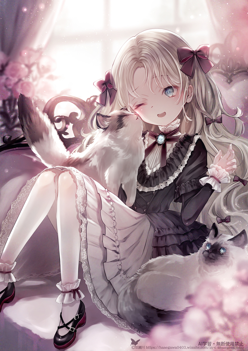 羊喵喵图片 洋猫×ロリィタ-M站 - 漫头社