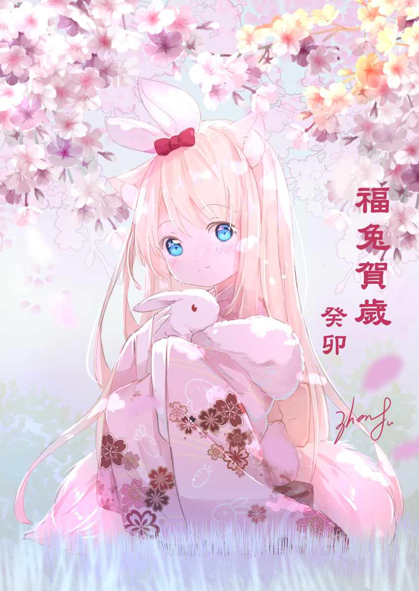 癸卯兔年 癸卯兔迎春插图1