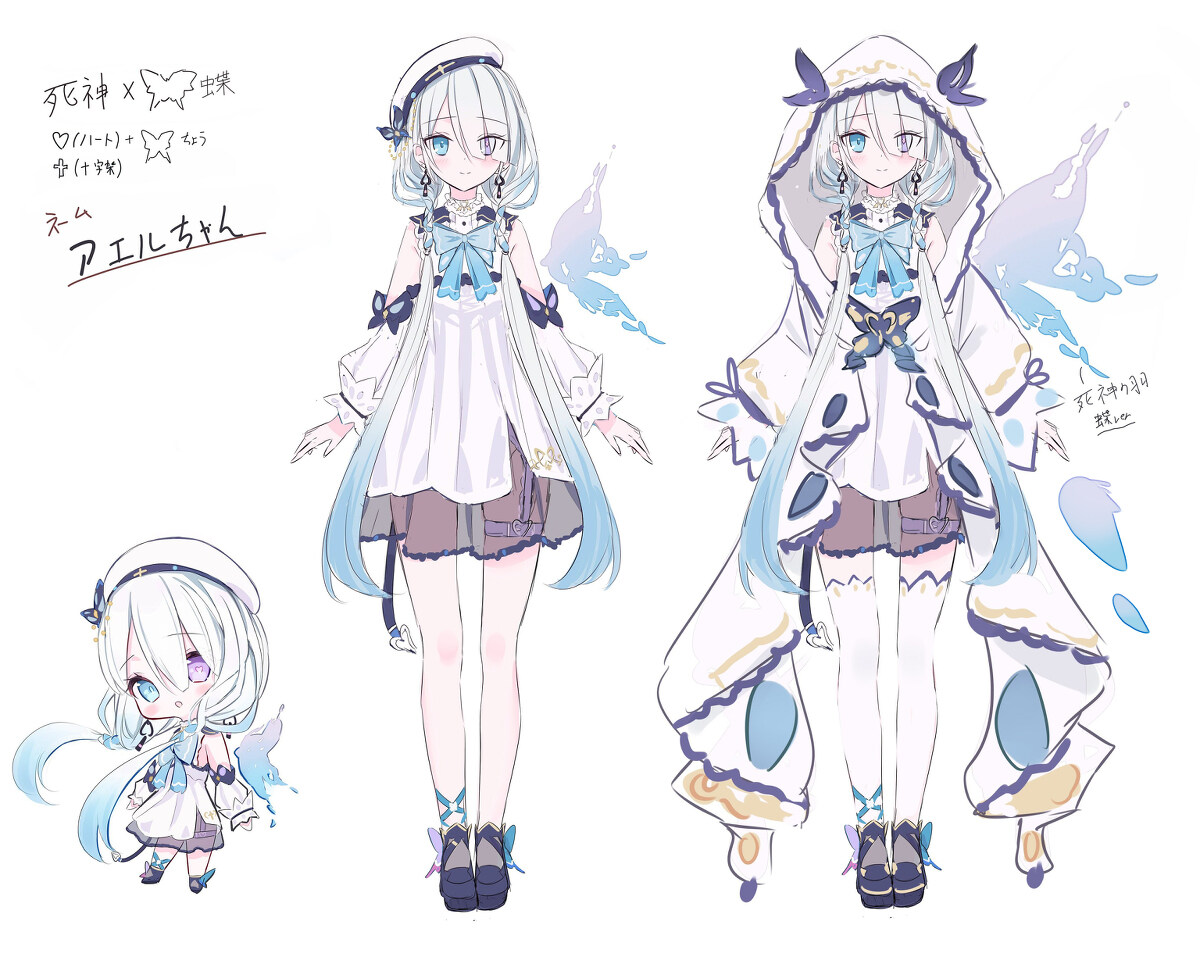 死神少女中的原型 死神少女的角色设计-M站 - 漫头社
