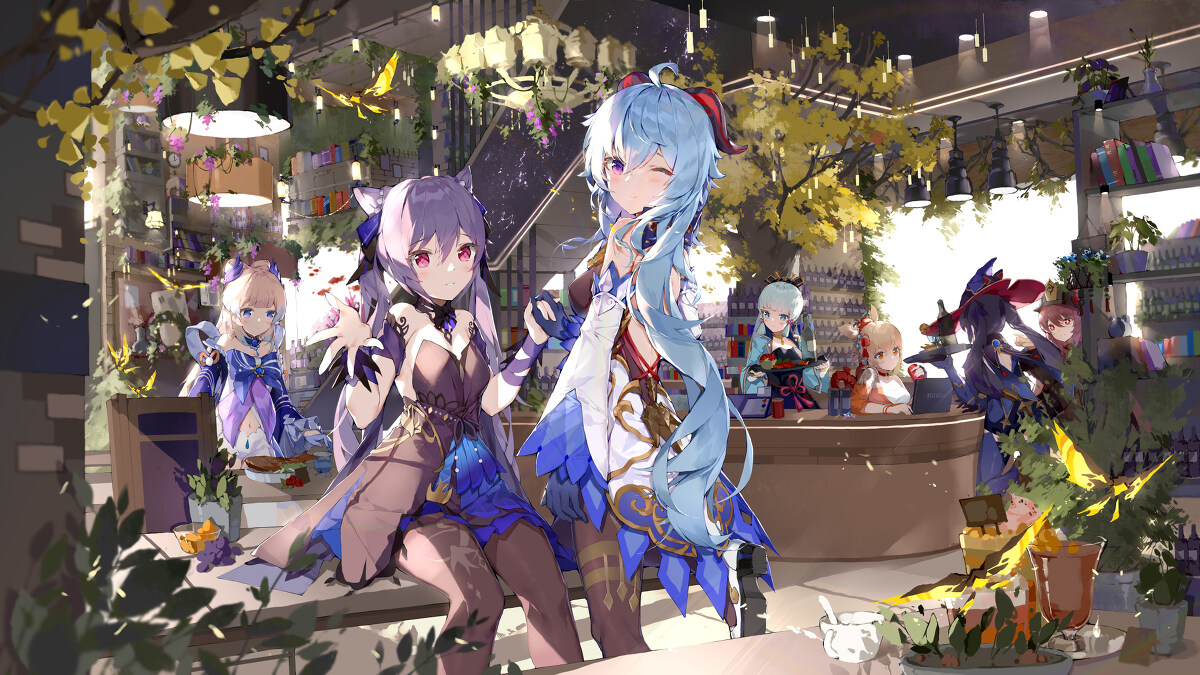 原神周年庆二创 恭喜原神2周年!-M站 - 漫头社