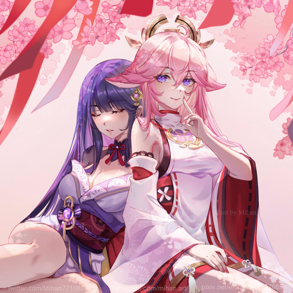 happy birthday to my girl Happy birthday to Ei and Miko-M站 - 漫头社
