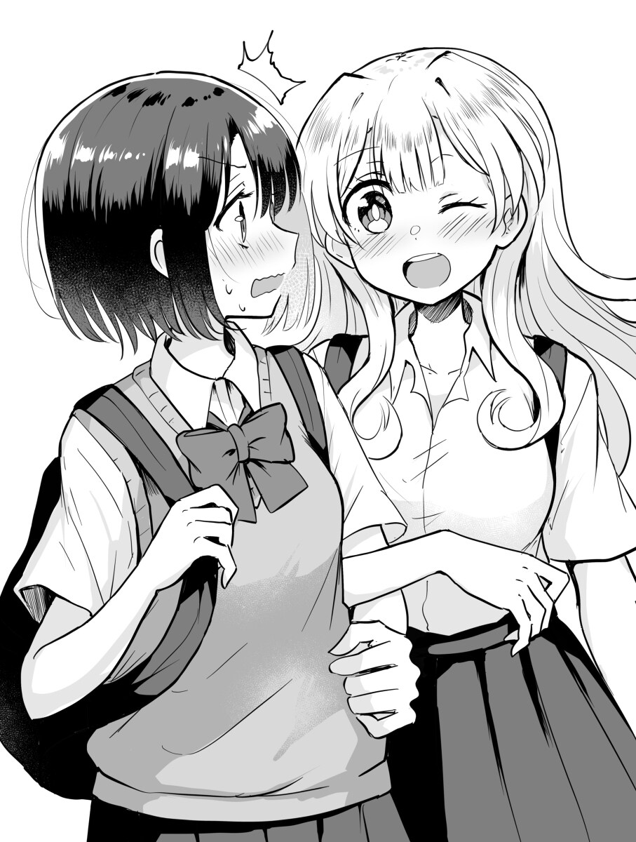 百合接吻情侣头像 【通知】接吻百合2话!插图1