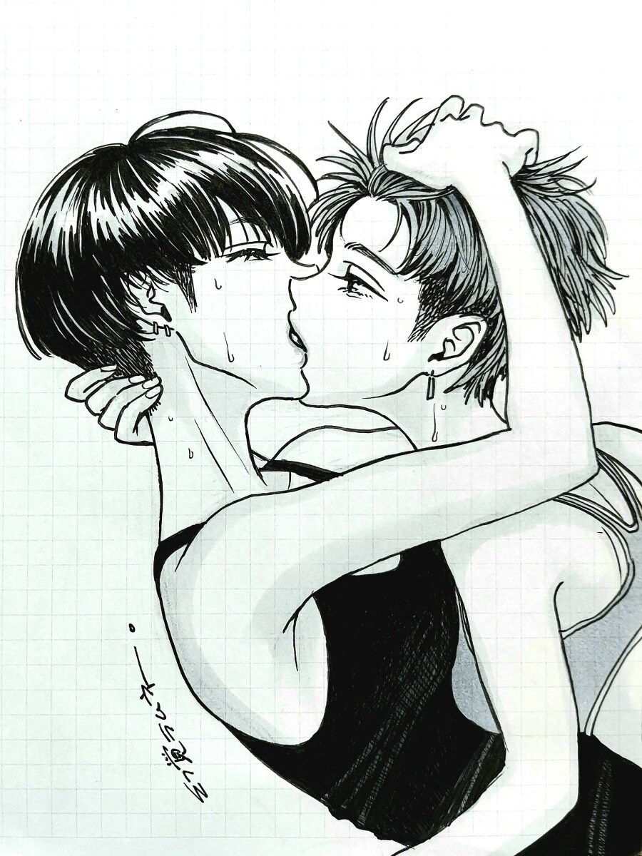 男孩音乐绘画💕(& 转向的话看起来不一样。)插图1