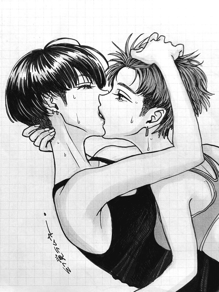 男孩音乐绘画💕(& 转向的话看起来不一样。)插图2